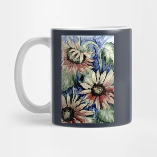 Sunflowers Watercolor Painting Mug